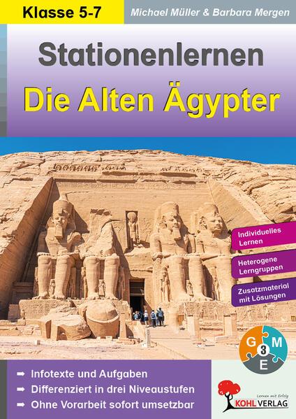 Produktbild Stationenlernen Die alten Ägypter (Deutsch, KOHL VERLAG Der Verlag mit dem Baum, 2016)