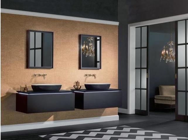 Actual product image Villeroy & Boch Countertop washbasin Artis 61 cm oval white/coal black 419861BCT8 (410 mm, 610 mm)