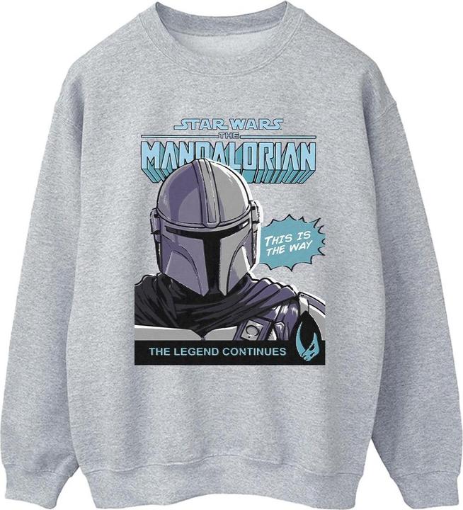 Actual product image Star Wars Mens Mando Comic Cover Sweatshirt (5XL)