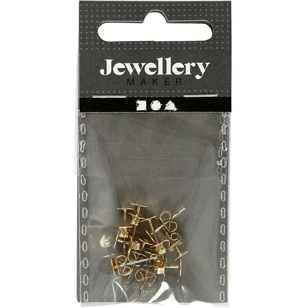 Thumbnail - Creativ Company, Ohrringe, Ohrring Stecker, (Metall)