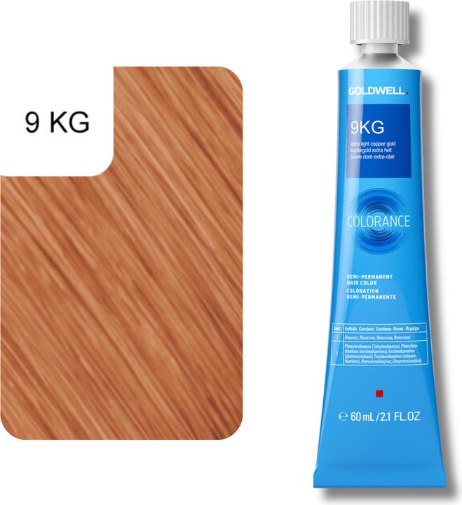Image du produit Goldwell Colorance Tube Demi-Permanente (9KG cuivre-or-extra-lumineux)