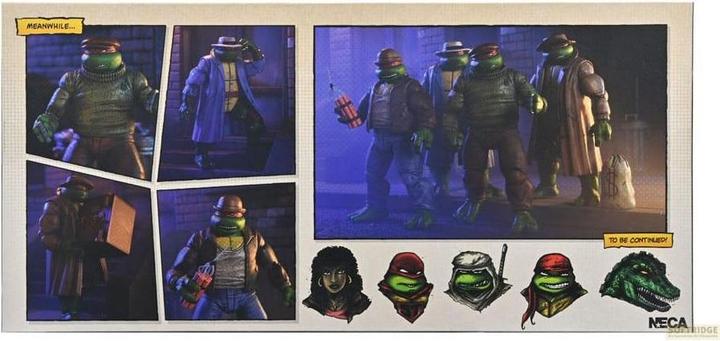 Actual product image Neca Teenage Mutant Ninja Turtles Actionfiguren 4er Pack Gangster Turtles 18 cm