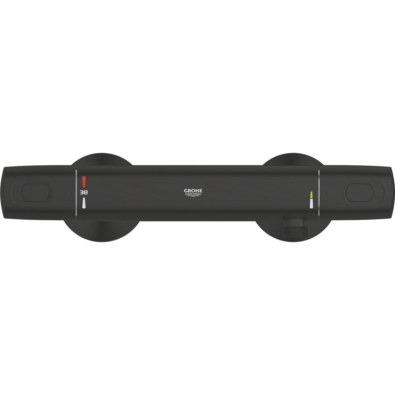 Thumbnail - Grohe, Badarmatur, Precision Trend Aufputz-Thermostat-Brausearmatur, EU-Stichmass, mattschwarz