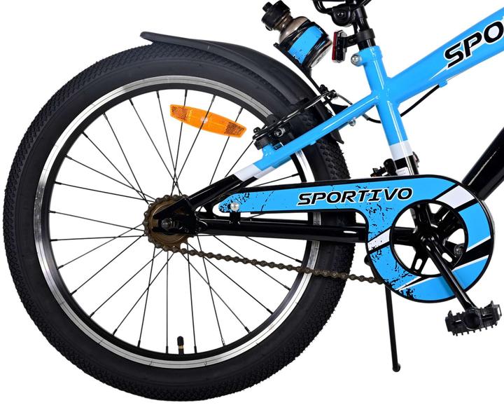 Image du produit Volare Sportivo Kinderfiets - Jongens - 20 inch - Blauw - Twee handremmen (20")