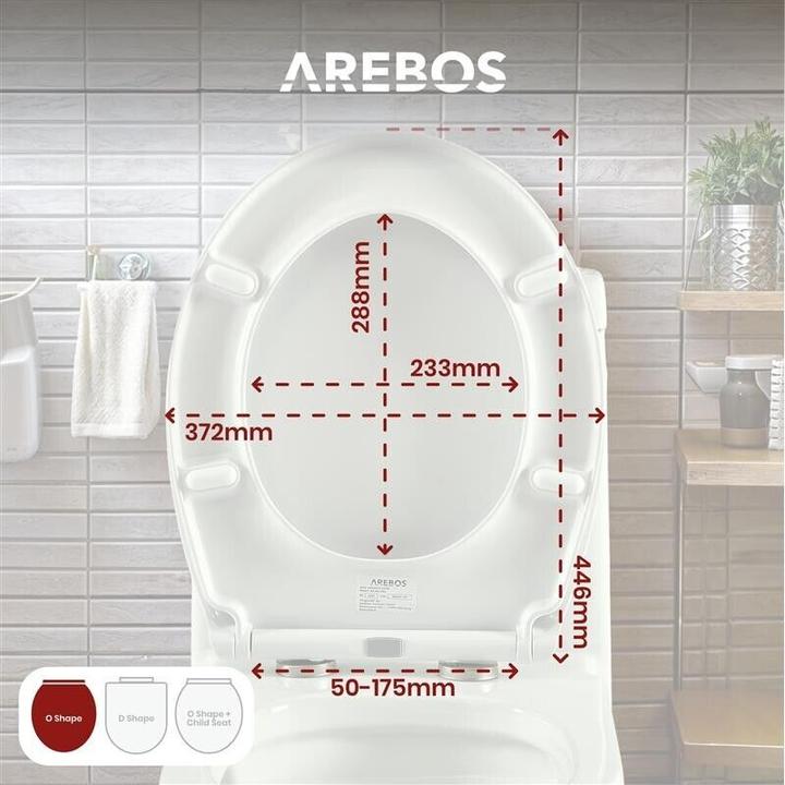 Produktbild Arebos Toilettendeckel
