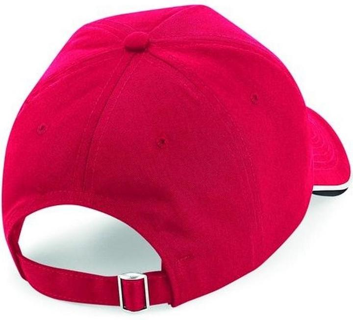 Actual product image Beechfield Adults Unisex Authentic 5 Panel Piped Peak Cap