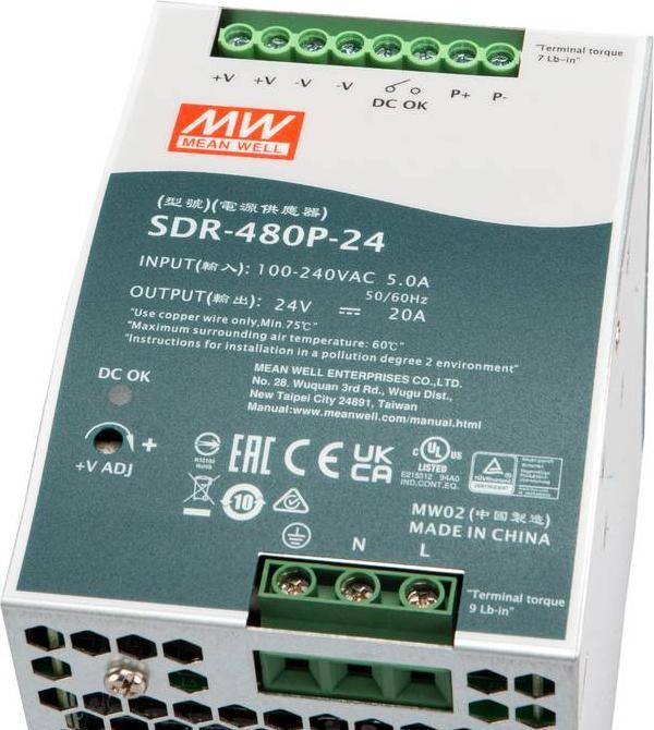 Produktbild MeanWell HutschienenNetzteil (DINRail)