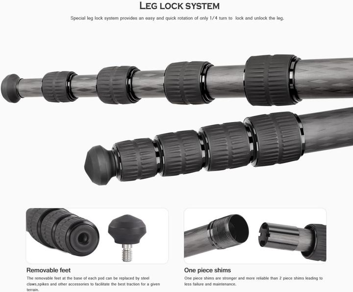 Produktbild Leofoto MP-285C (Carbon)