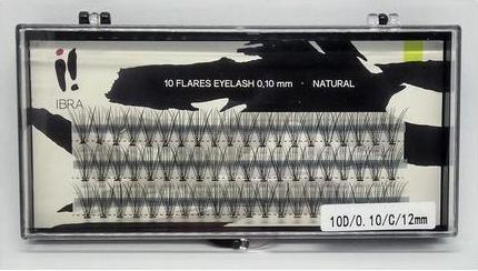 Image du produit Ibra Tufts Of False Eyelashes 0.10 C-12Mm (Cils artificiels)