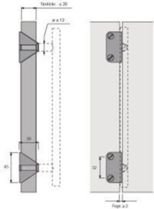 Image du produit Hettich Adaptateur de poignée