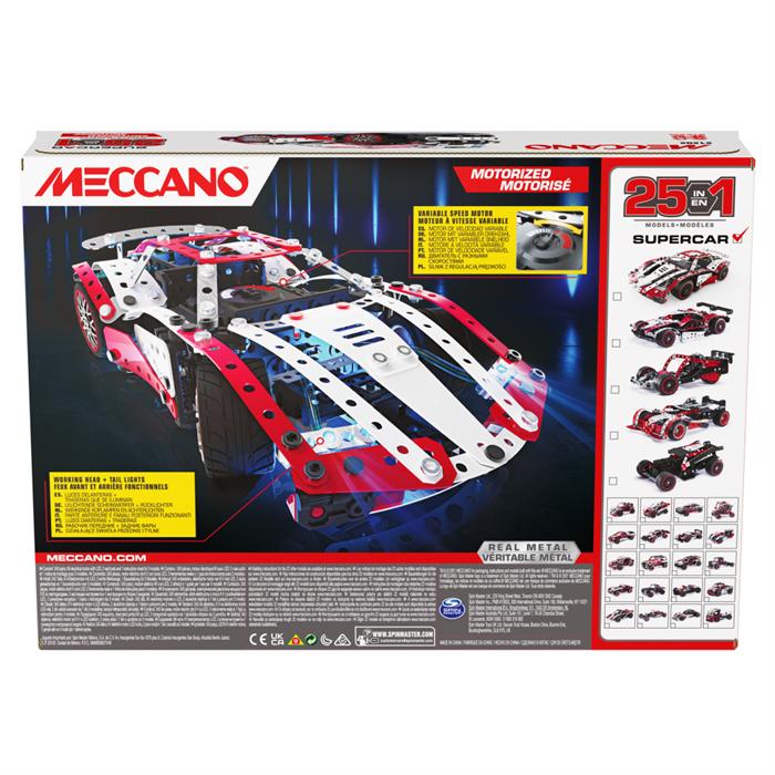 Immagine prodotto Meccano 25 Multimodell Supercar