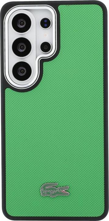 Actual product image Lacoste Case Full Wrap Petit Pique MagSafe for Samsung Galaxy S26 Ultra green (Samsung Galaxy S26 Ultra)