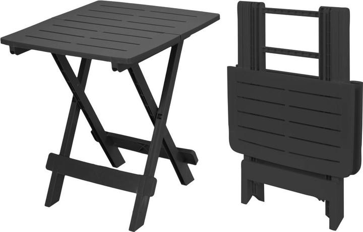 Image du produit Yeppon Table de camping Anthracite PP 79X72X70cm
