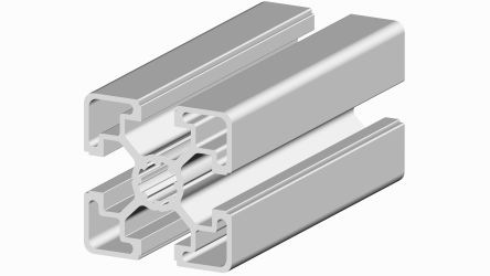 Rs Pro Alu Strebenprofil 45 x 45, 4-fach Nut 10mm, Länge 2m