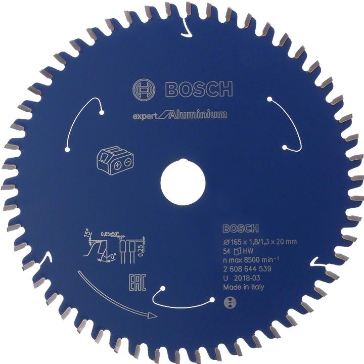 Immagine prodotto Bosch Professional Zubehör Lama circolare a batteria Expert per alluminio, 250 x 2,4/1,8 x 30, 78 denti
