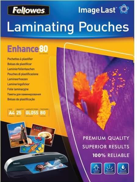 Produktbild Fellowes Enhance 80 (A4, 25 Stück, 80 µm)