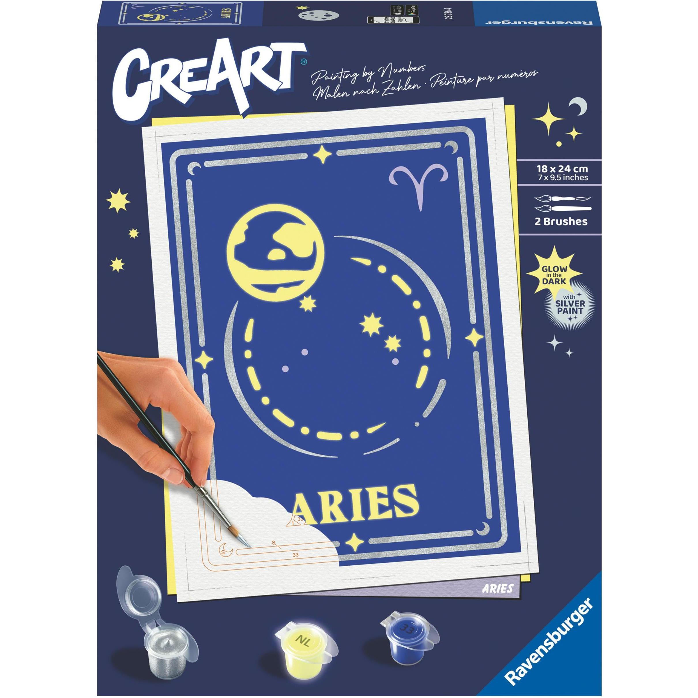 Ravensburger CreArt - Malen nach Zahlen 23736 - Aries - ab 14 Jahren