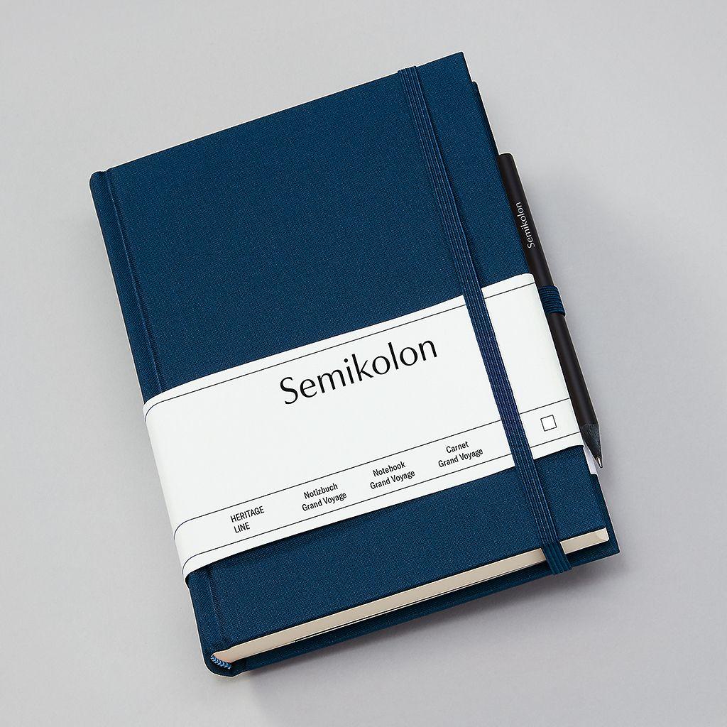 Thumbnail - Semikolon, Heft + Block, Grand Voyage (14 x 19.2 cm, Blanko, Harter Einband)