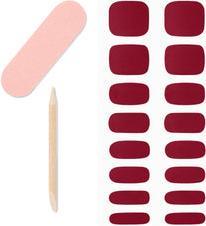Actual product image Ardell Nail Addict - Pedicure Strips Sangria (Artificial nails, Red)