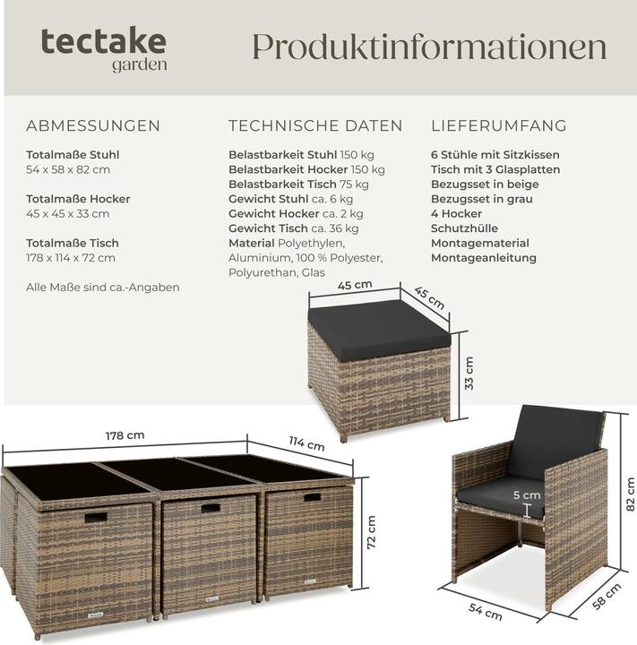 Image du produit tectake New York (178 cm)