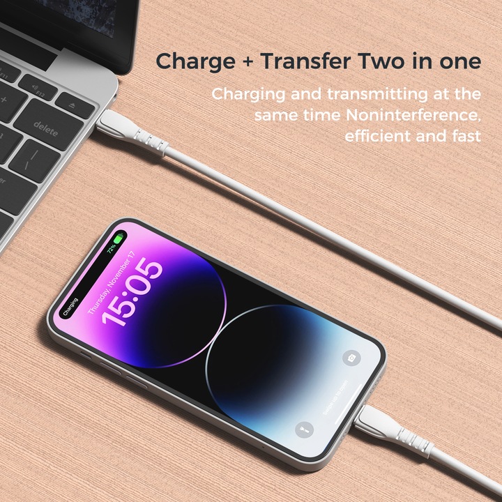 Produktbild Deltalabs USB Typ C – USB Typ C, 60W (1 m, USB 3.0)