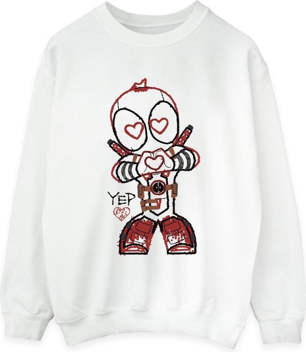 Image du produit - Sweat DEADPOOL LOVE BEAM LINE - Femme (XL)