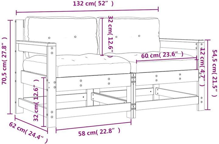 Produktbild vidaXL Gartenstuhl
