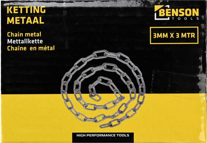 Actual product image Benson Chain metal 3 mm x 3 m (3 m)
