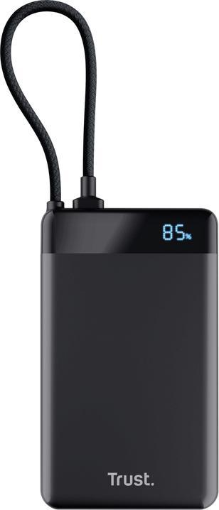 Immagine prodotto Trust FIERA 10.000 Powerbank fixed Cable (10000 mAh, 20 W, 38.50 Wh)