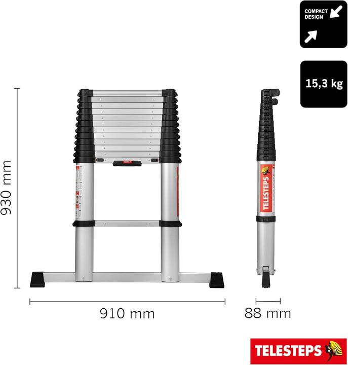 Actual product image Telesteps Eco Line ladder (Telescopic ladder, 380 cm)