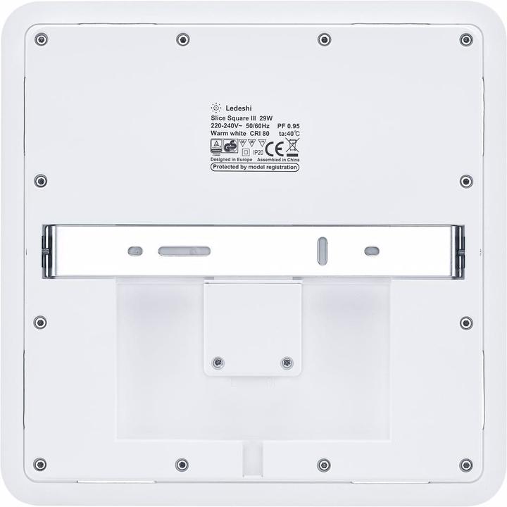 Immagine prodotto Ledeshi Aufbauleuchte SLICE SQUARE II N 15W 4000K HF, Anthrazit (1500 lm)