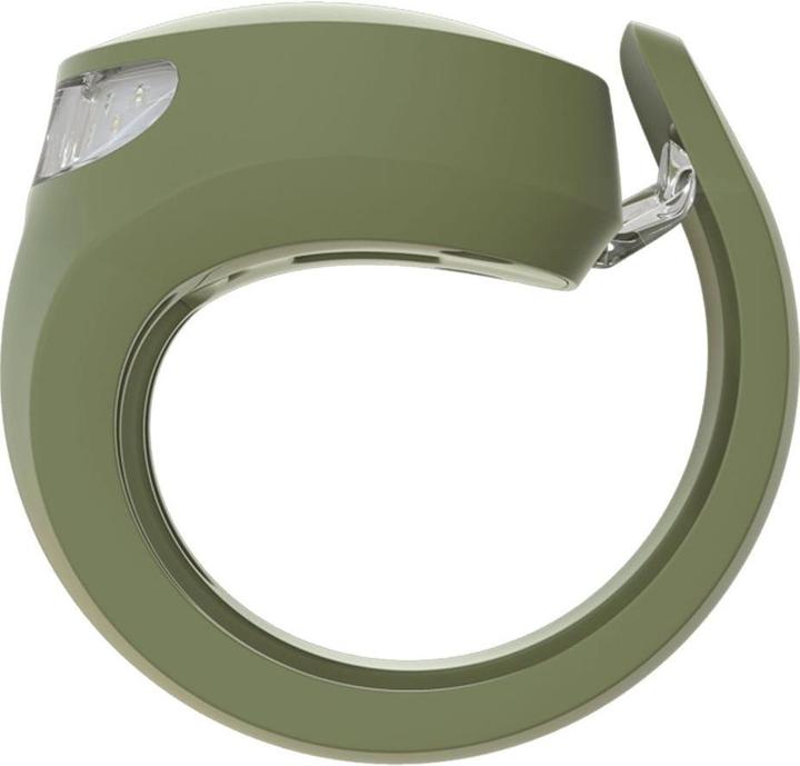Produktbild knog. Frog V3 Rechargeable Lampe, rote LED, army-jacket-green (25 Lumen) (25 lm, 25 lm)