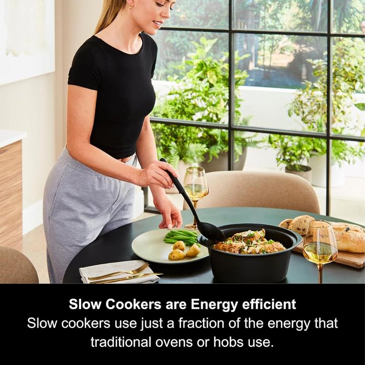 Actual product image Morphy Richards 3.5 litre Oval Slow Cooker Titanium