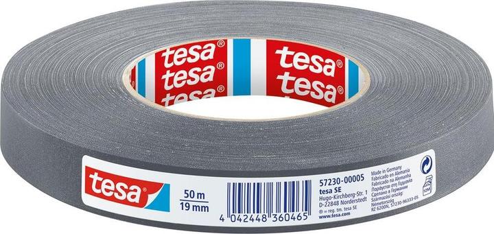 Actual product image tesa extra Power Perfect Fabric Tape - Fabric reinforced duct tape for crafting, repairing, fastening (19 mm)