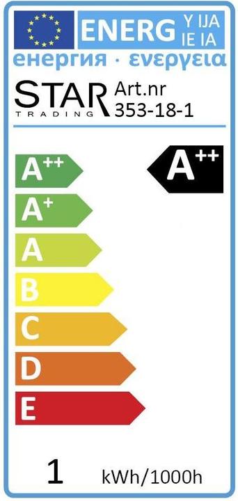 Energy Label Star Trading Soft Glow (E27, 30 lm, 1x)