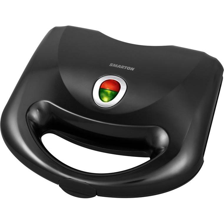 Smarton Macchina Per Panini Sm300, Griglia a contatto, Nero