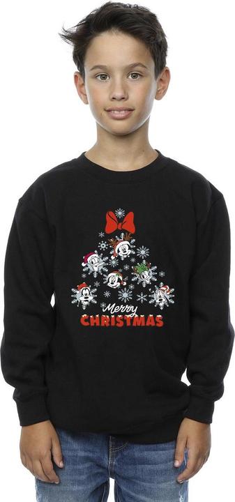 Actual product image Disney Boys Mickey Mouse And Friends Christmas Tree Sweatshirt (128)