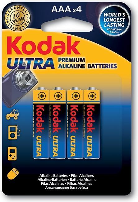 Produktbild Kodak Ultra Premium Single-use battery AAA Alkaline - Batterie (4 Stk., AAA)