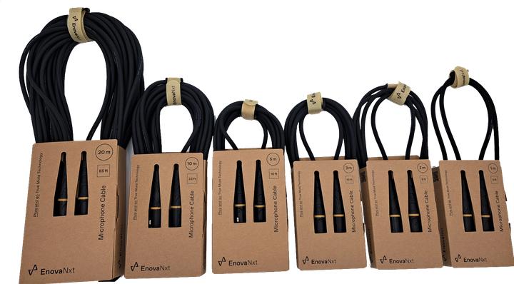 Actual product image Enova XLR male/female cable 20m (20 m, XLR Cables)