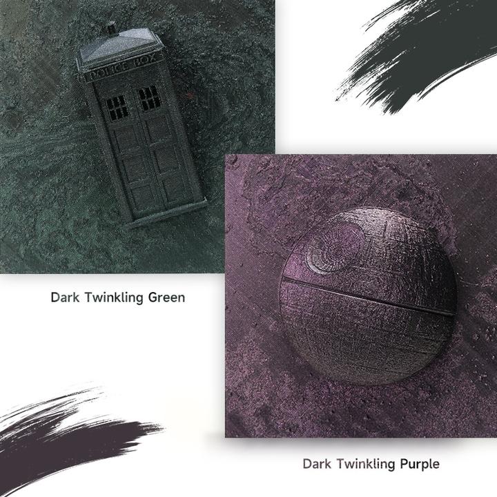 Produktbild eSUN ePLA-Magic Dark Twinkling Grün Filament 1.75mm 1Kg (PLA, 1.75 mm, 1000 g, Grün)