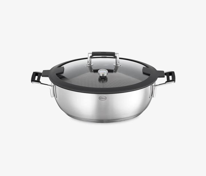 Produktbild Rösle Dampfgarer SILENCE PRO Stahlgrau (28 cm, Dampfkochtopf, Edelstahl)