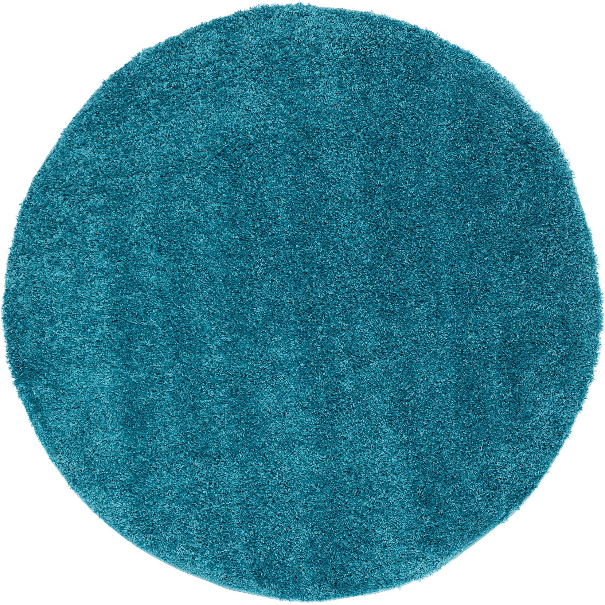 Pergamon, Teppich, Hochflor Langflor Shaggy Teppich Fluffy Rund (200x200 cm)