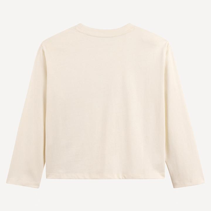 Actual product image La Redoute Collections Bedrucktes Langarmshirt mit Pailletten (128)