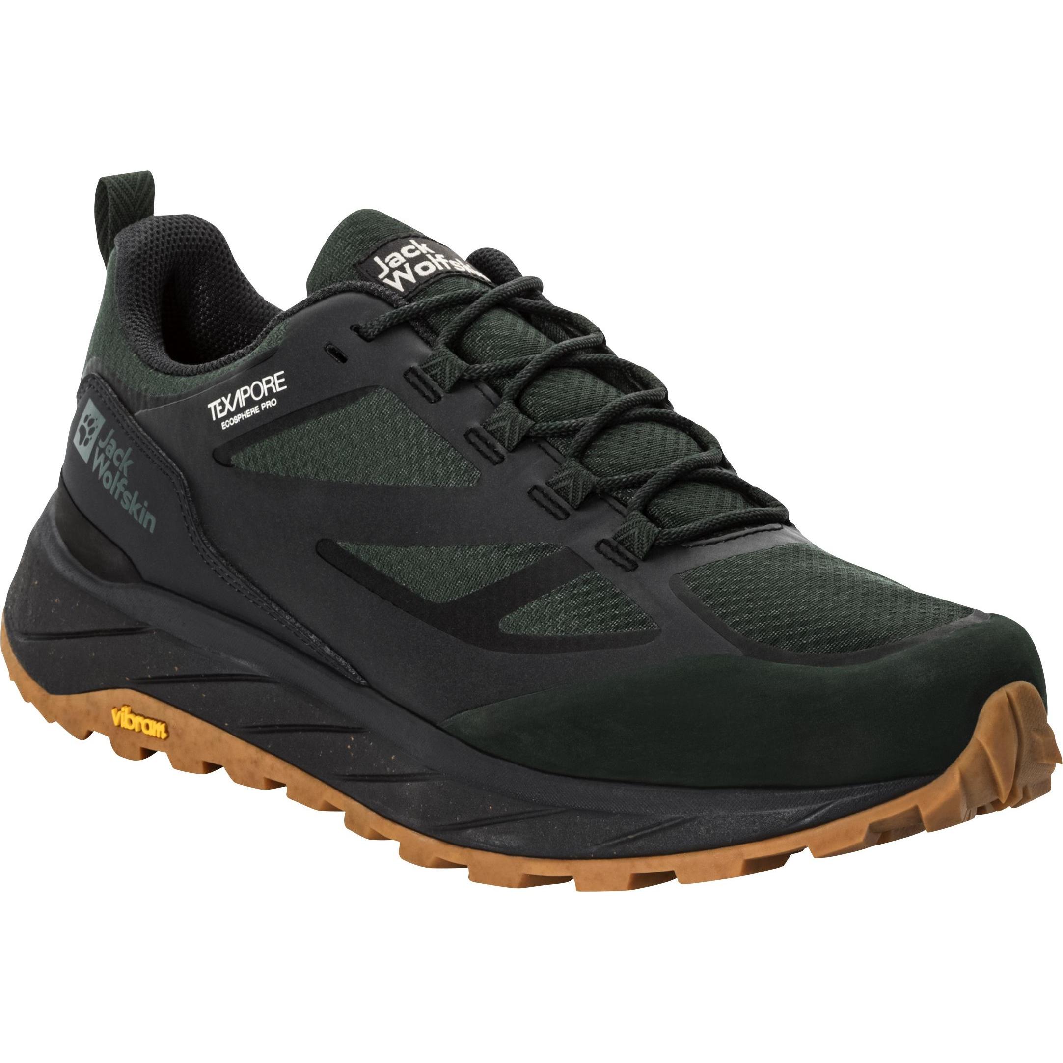Jack Wolfskin, Herren, Wanderschuhe, Terraventure Texapore Low M (44), Schwarz