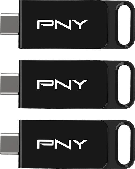 Actual product image PNY ELITE TYPE-C USB 3.2 128GB X3 (128 GB, USB-C)