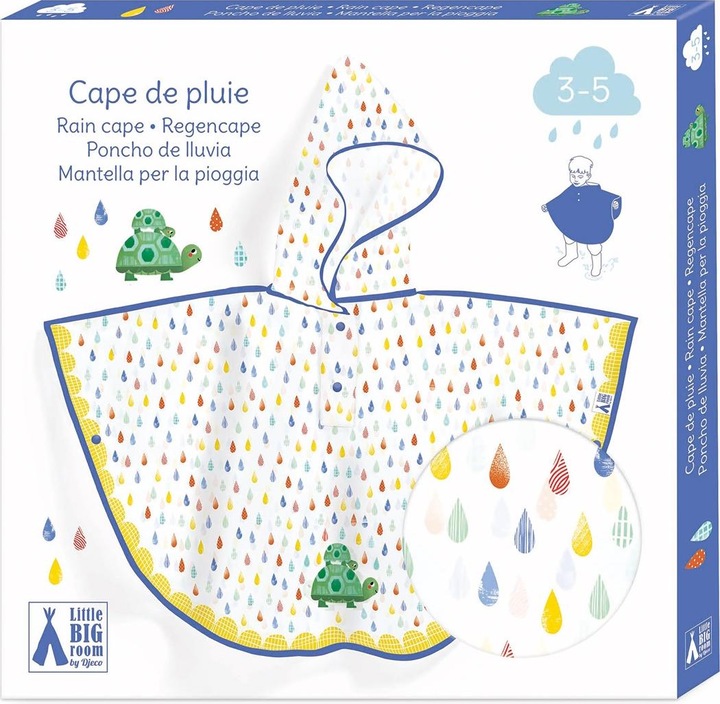 Actual product image Djeco Rain cape - Turtle