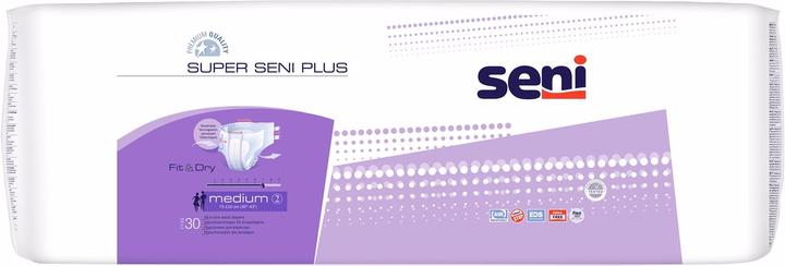 Produktbild Seni Plus Windelhosen M atmungsaktiv Hüftumfang 75-110cm 7 Tropfen (30 x, M)