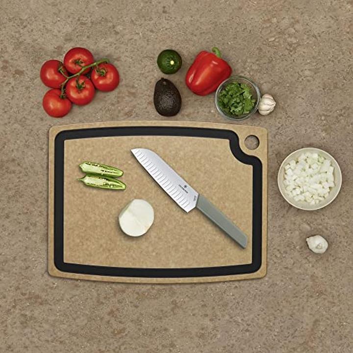 Actual product image Victorinox Cutting Board Kitchen Juice Groove, 44.4 cm x 33 cm, Beige