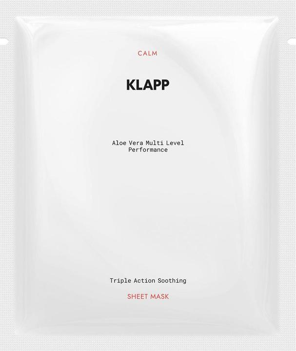 Produktbild Klapp Aloe Vera Multi Level Performance Triple Action Soothing Sheet Mask
