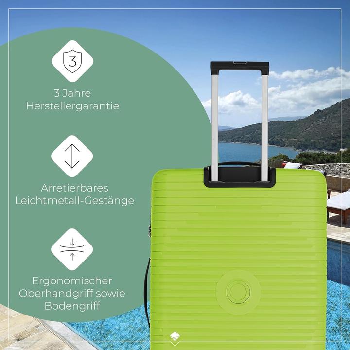 Image du produit Travelite Orbita Ensemble de valises à 4 roulettes 3 pièces avec soufflet extensible (208 l)